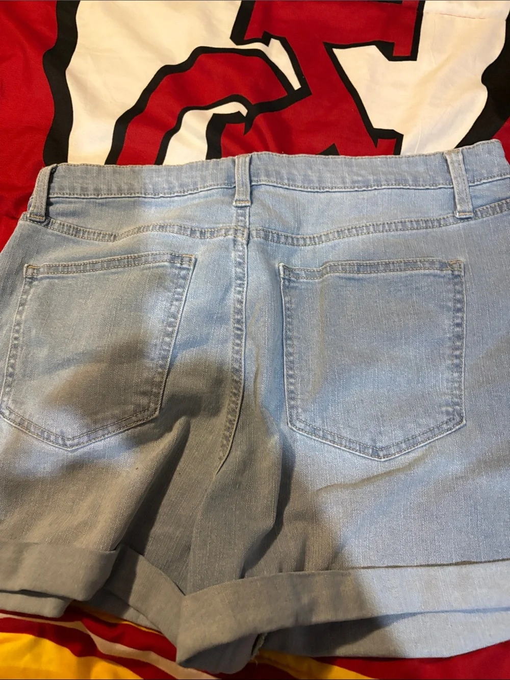 No Boundaries Light Blue Denim Shorts size 15 good condition women